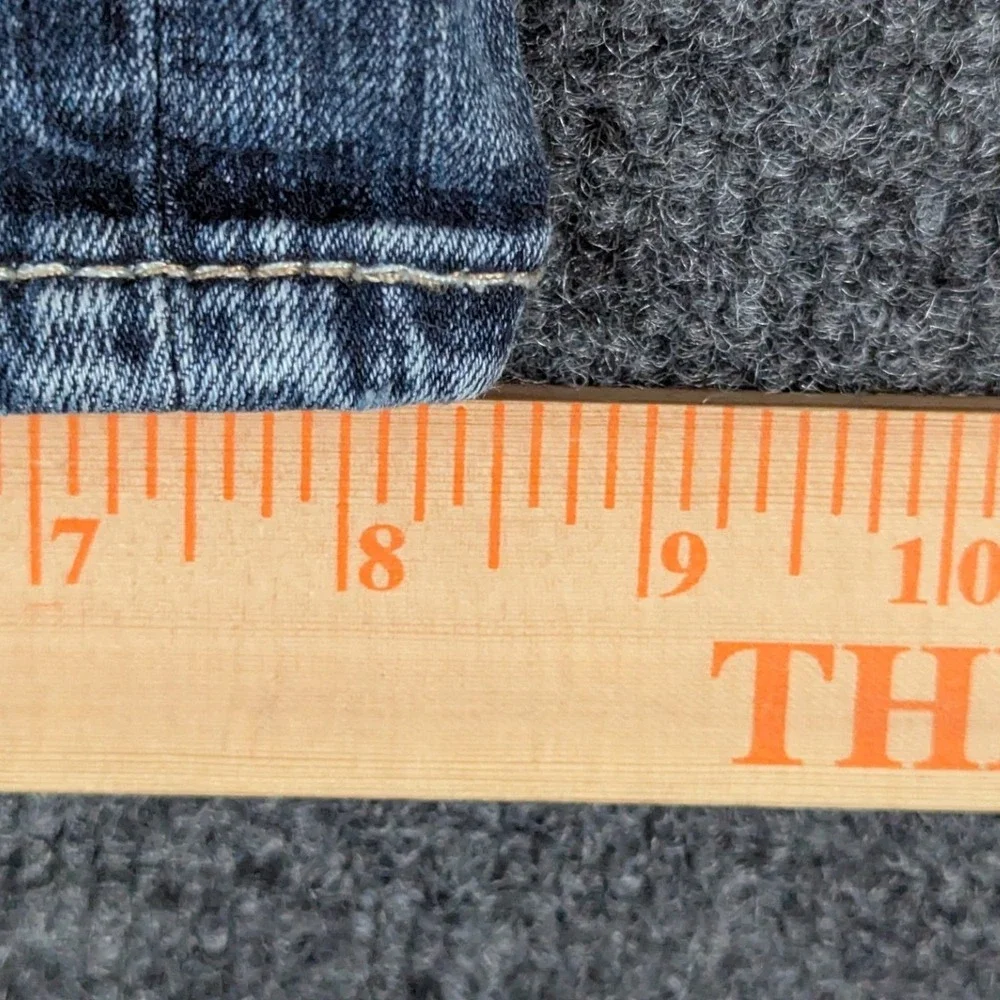 BKE Tyler Mens Straight Leg Jeans Blue Medium Wash Stretch AVS23100 Size 36x32